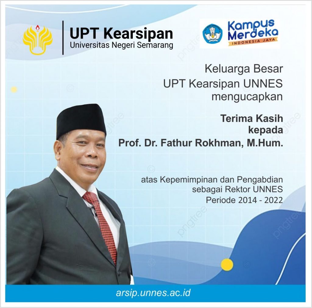 Selamat Prof Dr S Martono M Si Sebagai Rektor UNNES Periode Tahun