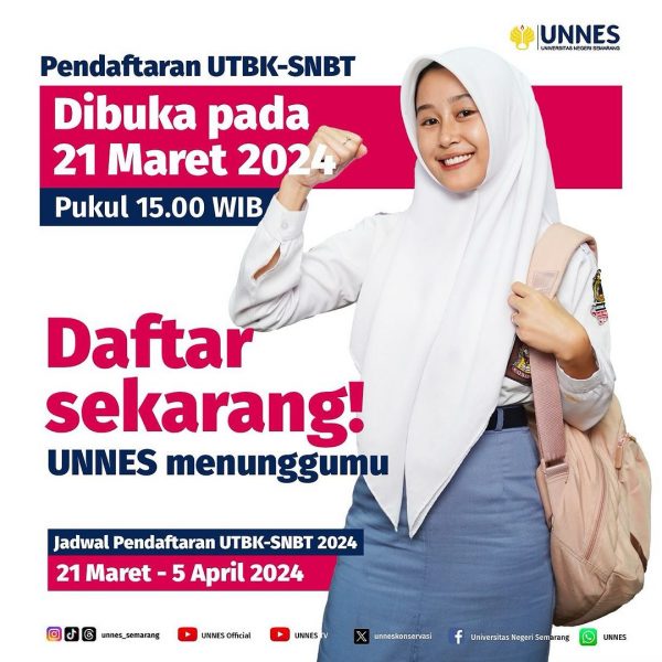 Daya Tampung Fakultas Teknik UNNES UTBK SNBT Tahun 2024 Faculty Of