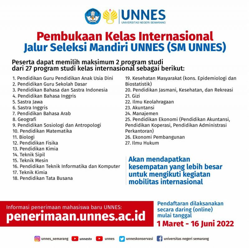 Penerimaan Mahasiswa Baru Jenjang Sarjana Melalui Seleksi Mandiri Jalur ...