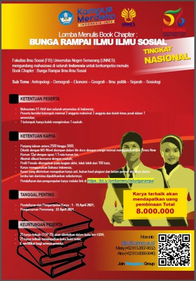 Lomba Menulis Book Chapter Bagi Mahasiswa: BUNGA RAMPAI ILMU ILMU ...