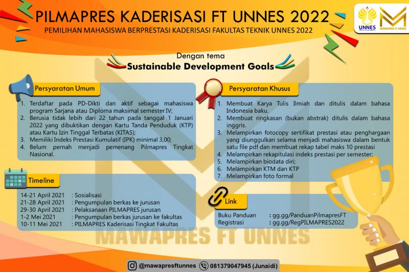 Pemilihan Mahasiswa Berprestasi Kaderisasi FT UNNES Tahun 2022 ...