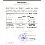 Jadwal Wisuda Ke 112