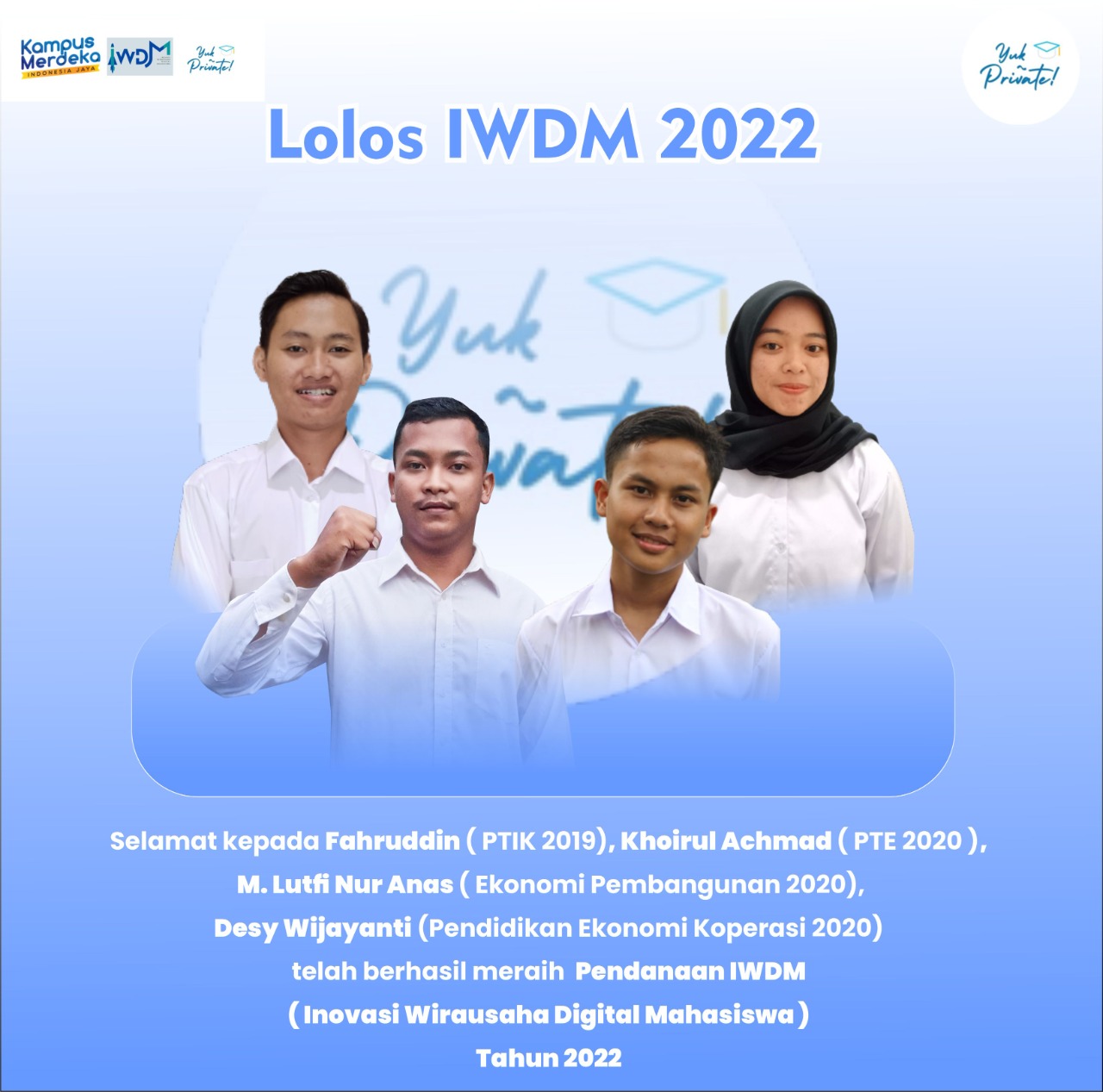 Mahasiswa FT UNNES lolos pendanaan Program IWDM