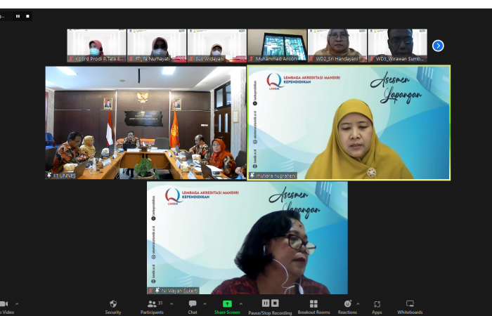 Zoom LAMDIK Akreditasi Pendidikan Tata Boga