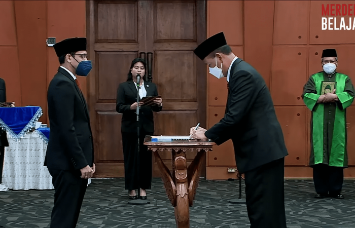 Pelantikan Prof Martono Rektor UNNES Periode 2022-2026