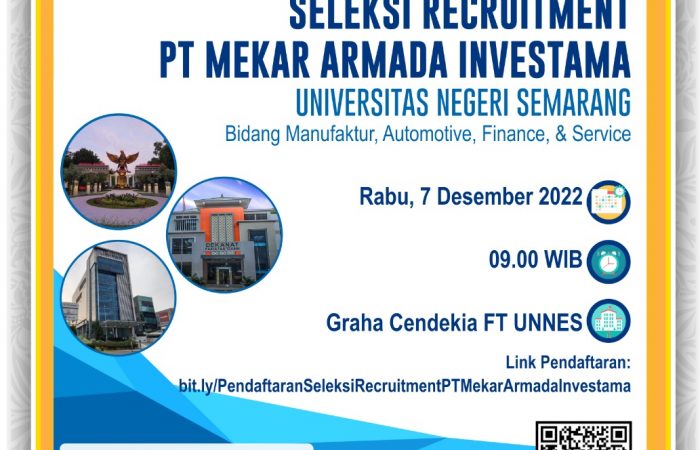 Update Pendaftaran Seleksi Recruitment PT Mekar Armada Investama