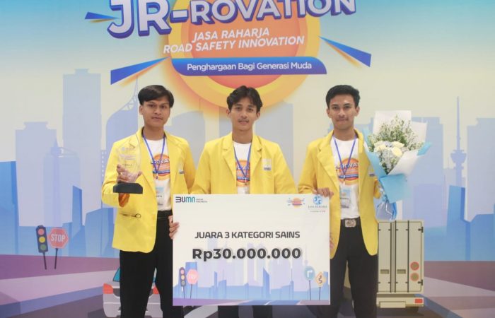 Mahasiswa FT UNNES berhasil meraih Juara 3 pada kejuaraan JR-Rovation Tahun 2022