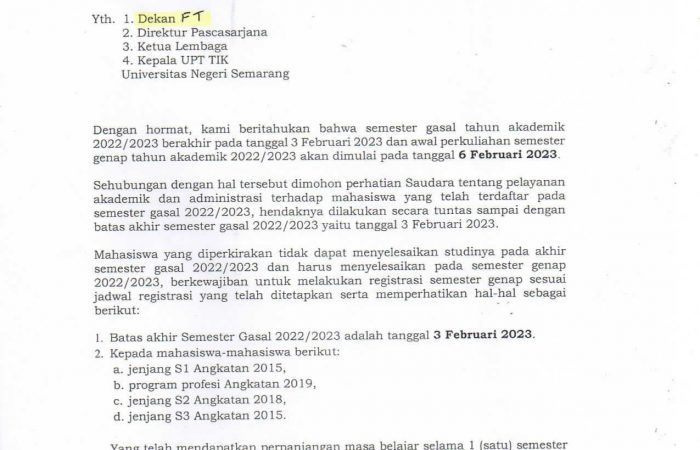 Edaran Pergantian Semester Gasal ke Genap 2022/2023 (1)