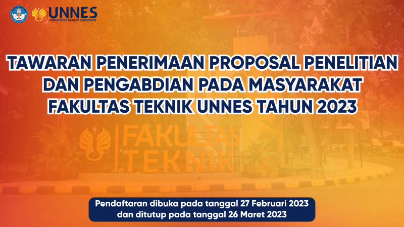 TAWARAN PENERIMAAN PROPOSAL PENELITIAN DAN PENGABDIAN PADA MASYARAKAT ...