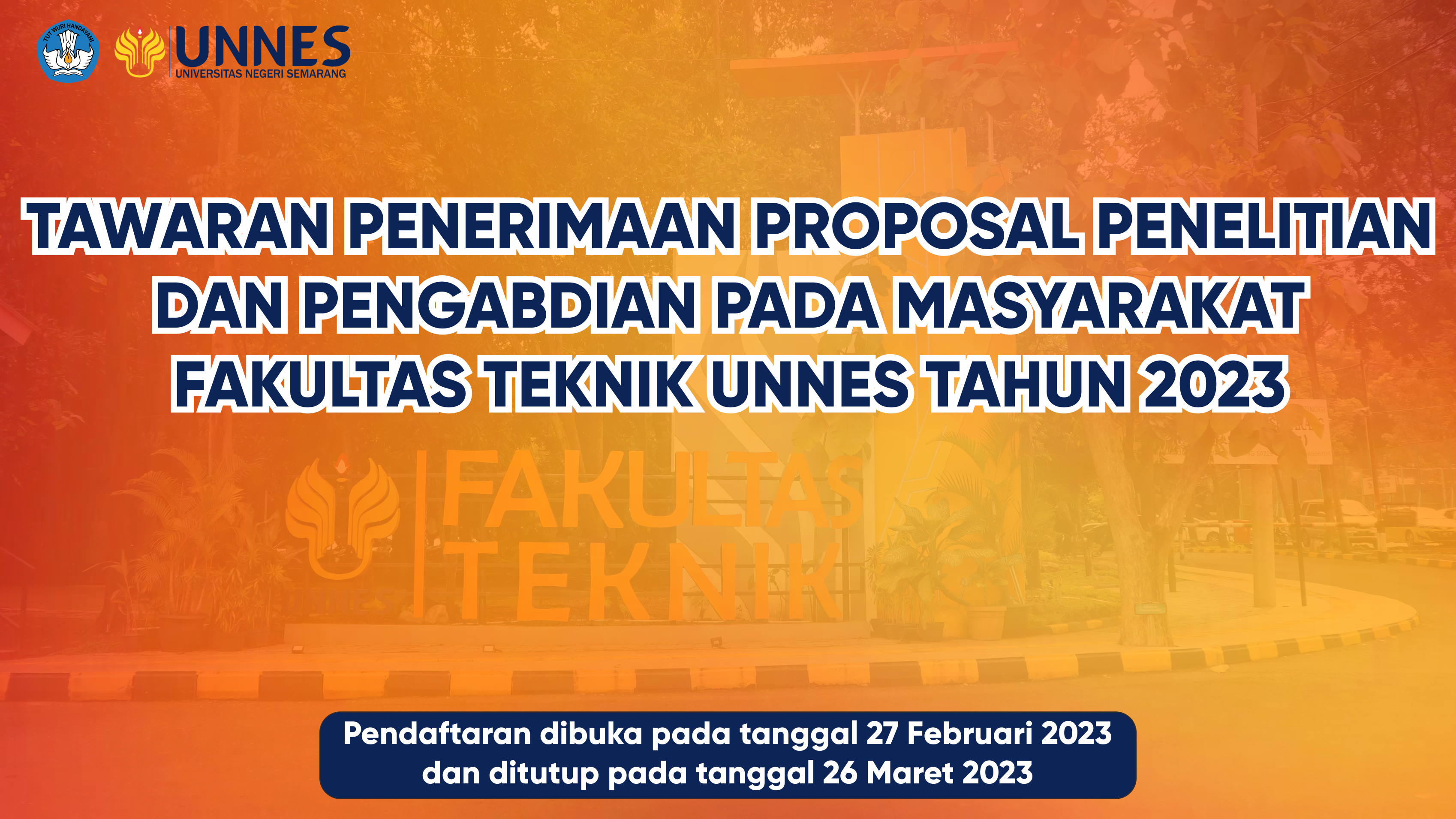 Proposal Penelitian dan Pengabdian pada Masyarakat FT UNNES 2023