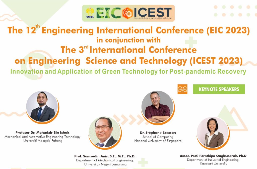 EIC Engineering International Conference Faculty of Engineering