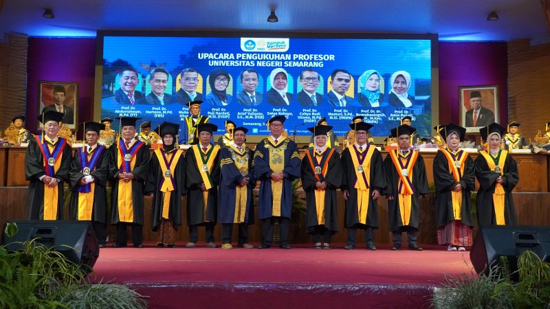 Pengukuhan 2 Guru Besar Dari Fakultas Teknik UNNES – Faculty Of Engineering