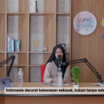 Mahasiswa FMIPA UNNES berdiskusi dalam podcast tentang pencegahan kekerasan terhadap perempuan.