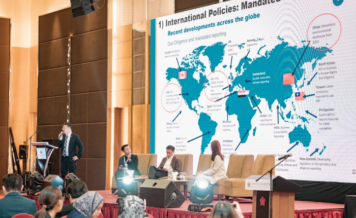 Forum ASEAN Youth Economic Forum 2025 di Kuala Lumpur yang membahas perubahan iklim dan ekonomi berketahanan iklim.