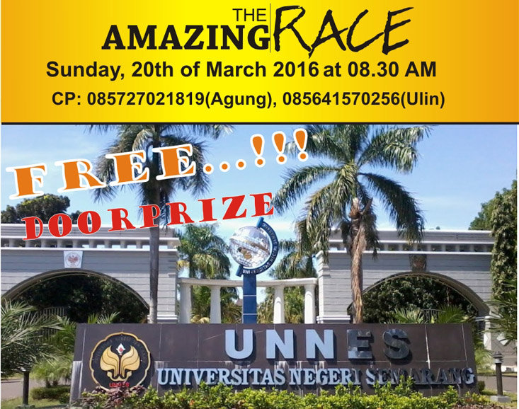 The Amazing Race of Semarang State University Kembali Bergulir