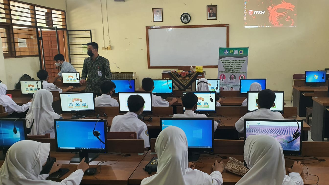 Kolaborasi Dosen UNNES dan Universitas Kasesart Implementasikan Media Pembelajaran Bahasa Inggris Berbasis Multimedia