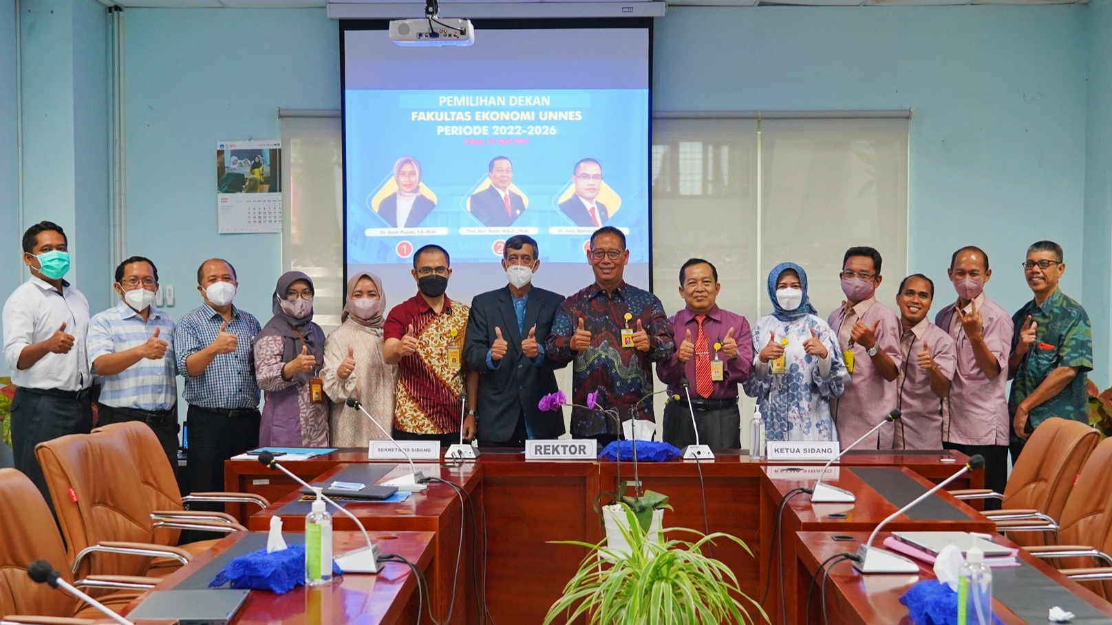 Prof Heri Yanto Kembali Terpilih menjadi Dekan FE UNNES Periode 2022-2026