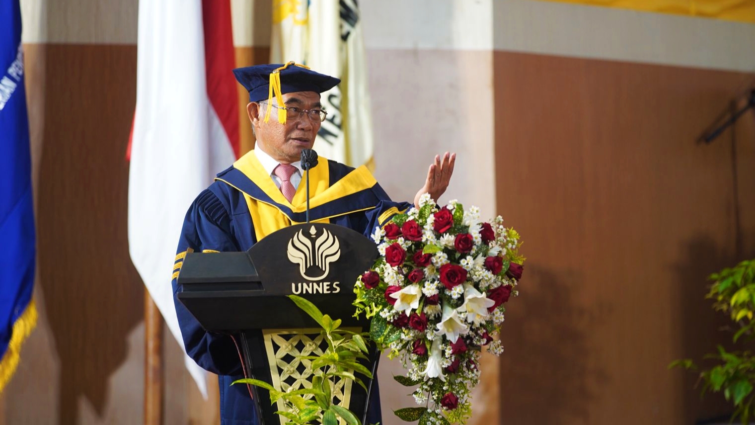 Menko PMK Prof Muhadjir Effendy: UNNES Semakin Kokoh dalam Standing Akademik Menuju Indonesia Emas
