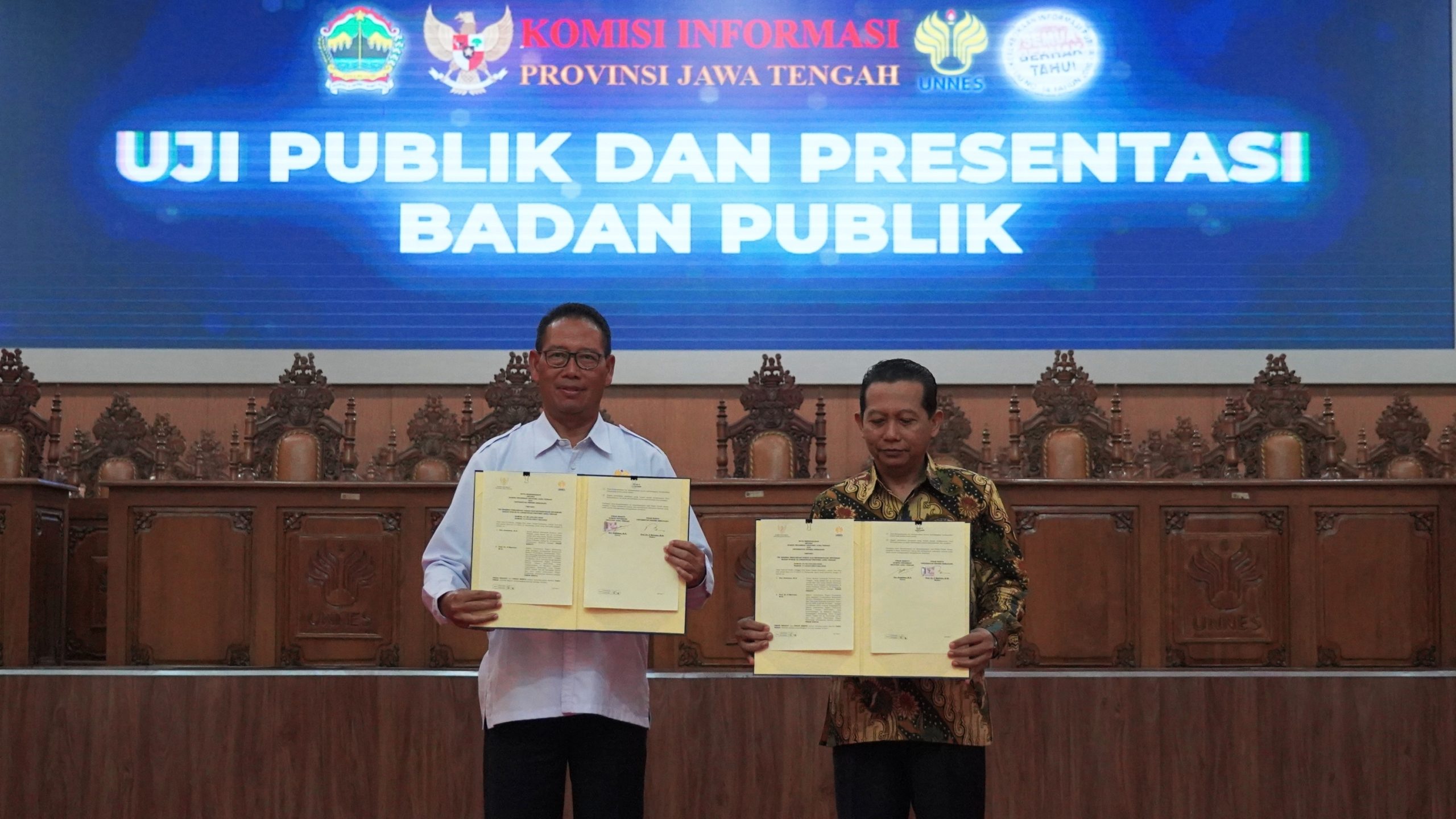 UNNES dan Komisi Informasi Provinsi Jateng Sepakat Jalin Kerja Sama