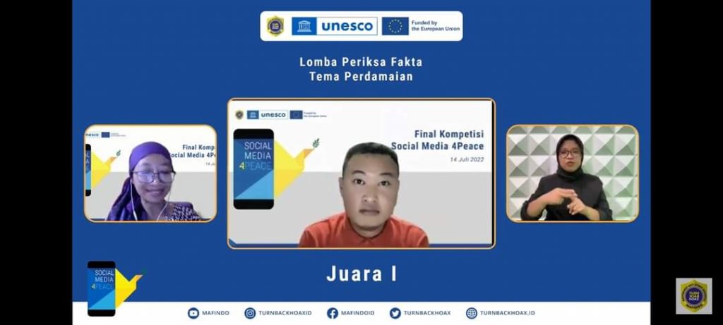 Mahasiswa Ilmu Komputer UNNES Raih Juara 1 Kompetisi Periksa Fakta Sosial Media Tingkat Nasional